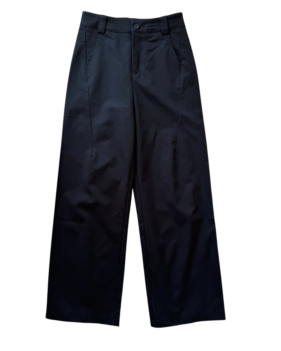 ハイウエストストレッチワイドパンツ