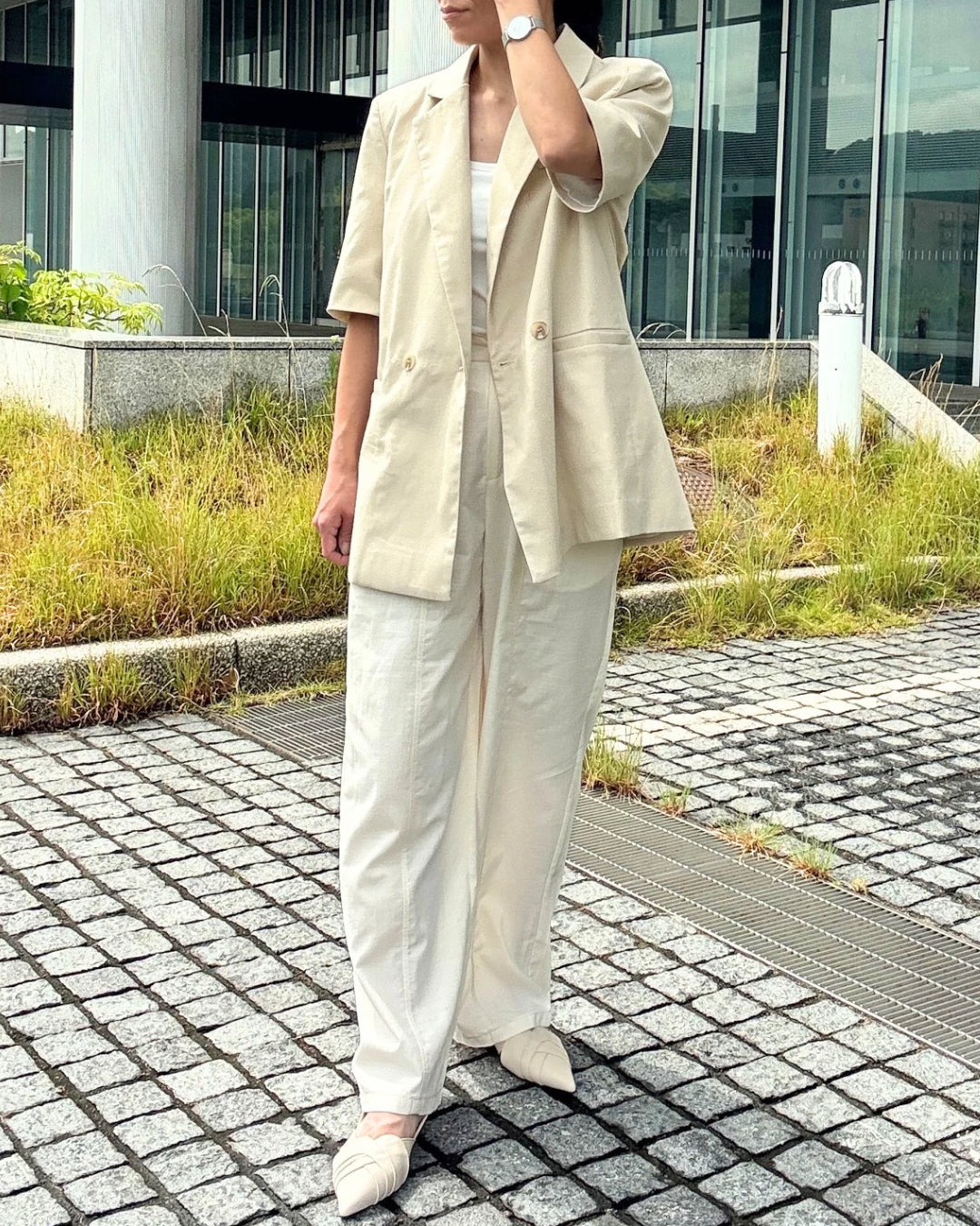 リオセルコットンワイドパンツ